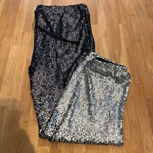 Johnny Was ombré sequin jogger, size L